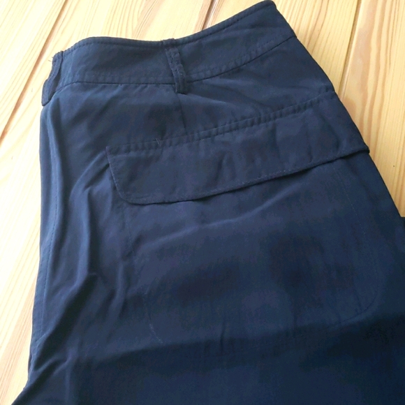 Sigrid Olsen navy blue 💙 washable silky pants 👖 - Picture 2 of 6